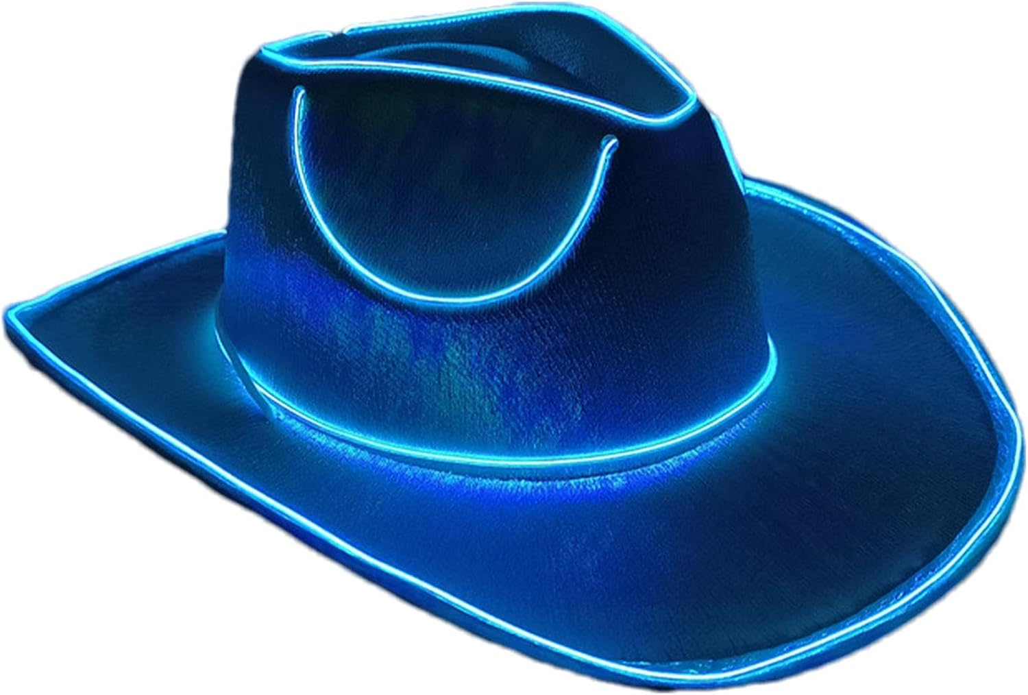 Cowboy Hat - Party Headwear Cowboy Hat,Led Hat, Party Cowboy Hats Battery Operated, Dress up Hat, Disco Western Costume Accessories