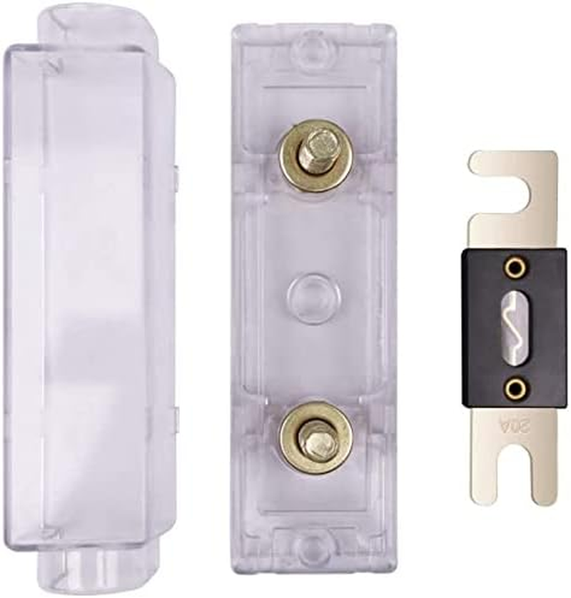 RENOGY 20/30/40/60/100A ANL Fuse Set W/Fuse (ANL Fuse Holder +20/40/60/100A ANL Fuse) (ANL30A) image number 4