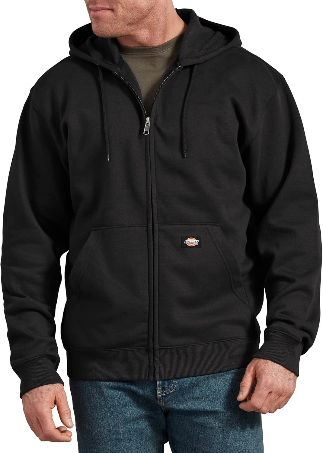 Dickies Men'S Full Zip Fleece Hoodie