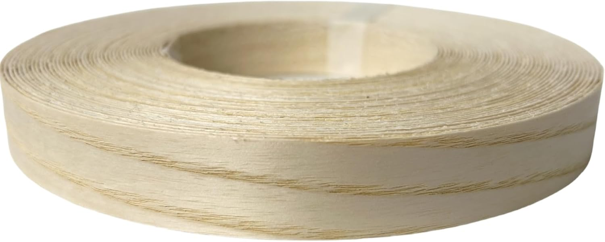 Preglued American White Ash Wood Veneer Edging, Plywood Edge Banding, Flexible Wood Tape, Iron on Easy Application Veneer Edging with Hot Melt Adhesive Back (1.9Cmx15M) image number 4
