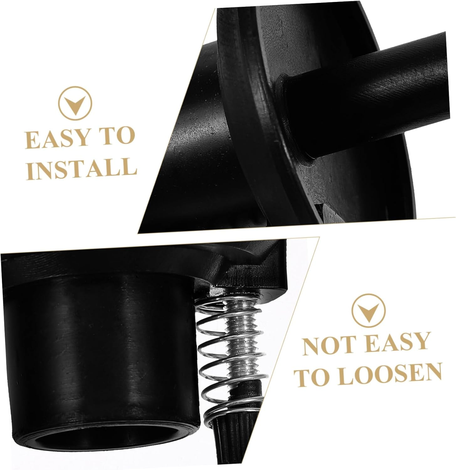 Hi-Hat Cymbal Stand Holder Plastic Base and Felt Pad Drum Set Part Jazz Drum Cymbal Support Accessory for Hi Hat Stand image number 6