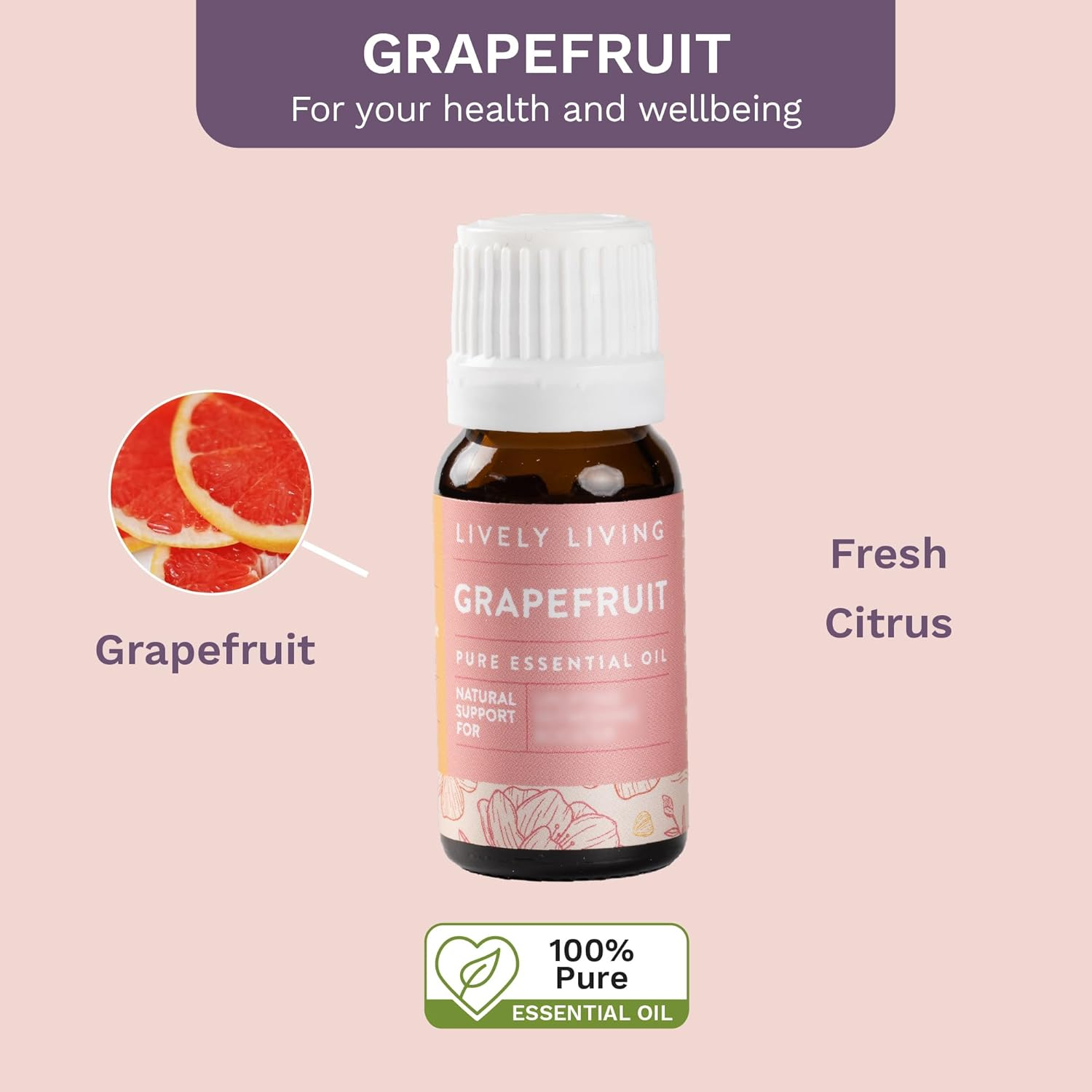 Lively Living Wellness Collection Essential Oils Trio - Energy, Citrus Blend, Australian Certified Organic Oil Set for Diffuser, Humidifier, Vaporizer image number 3