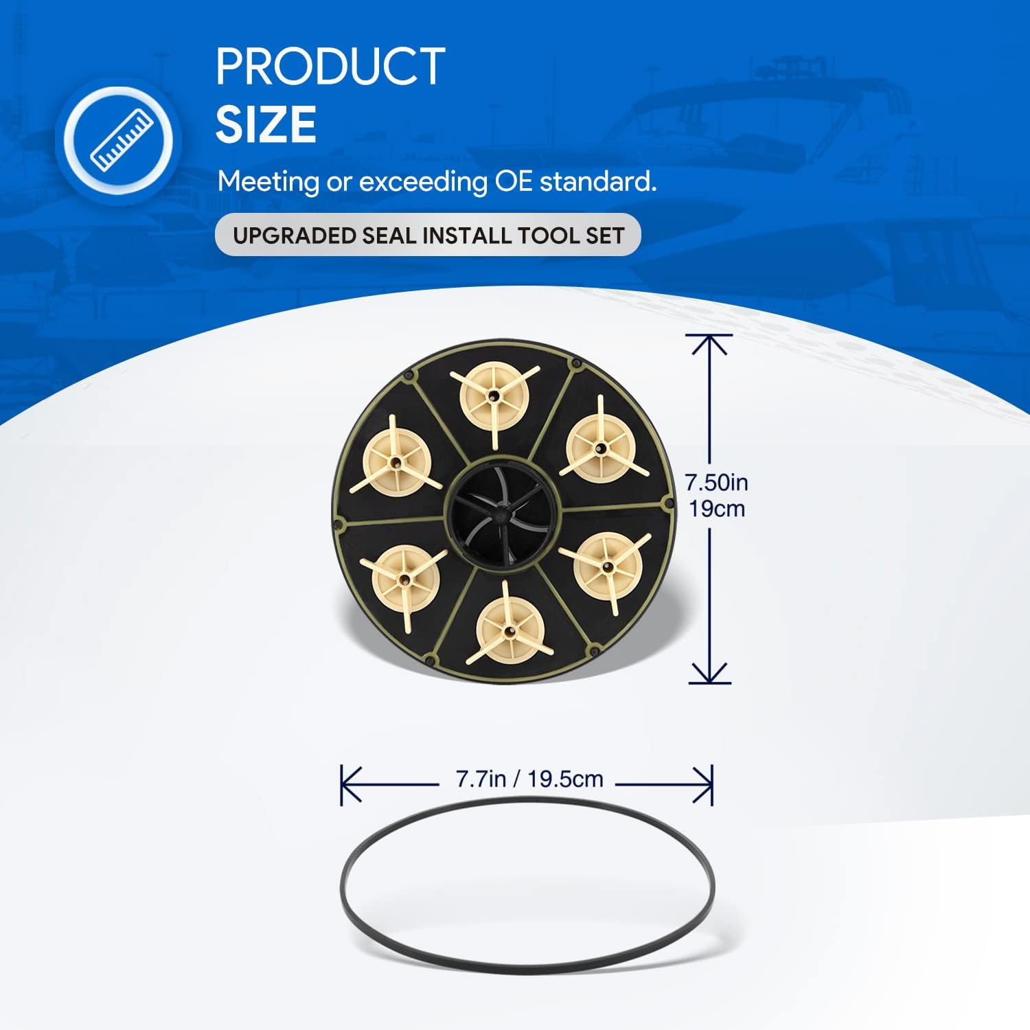 Premium 6 Port Module Kit for Paramount Water Valve, 004-302-4408-00 Replacement Part with Valve Shell Oring, 004302440800, 005302010000 image number 4