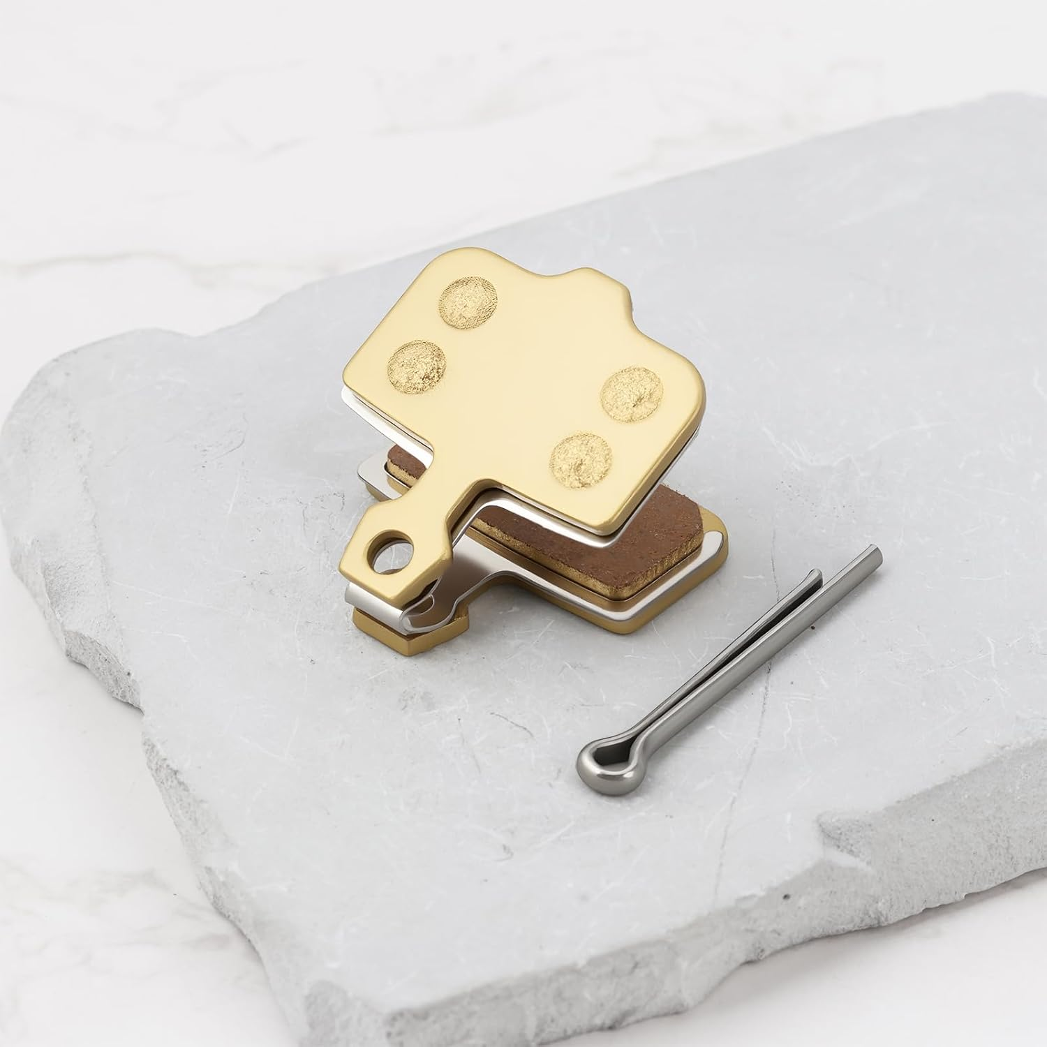 2 Pairs Electric Scooters Metallic Brake Pads 17X30Mm Compatible with Nutt image number 6