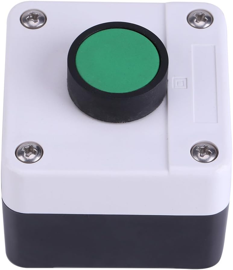 Button Switch Box - One Button Control Box IP54 Weatherproof Green Push Button Exit Button Automatic Gate Opener image number 1