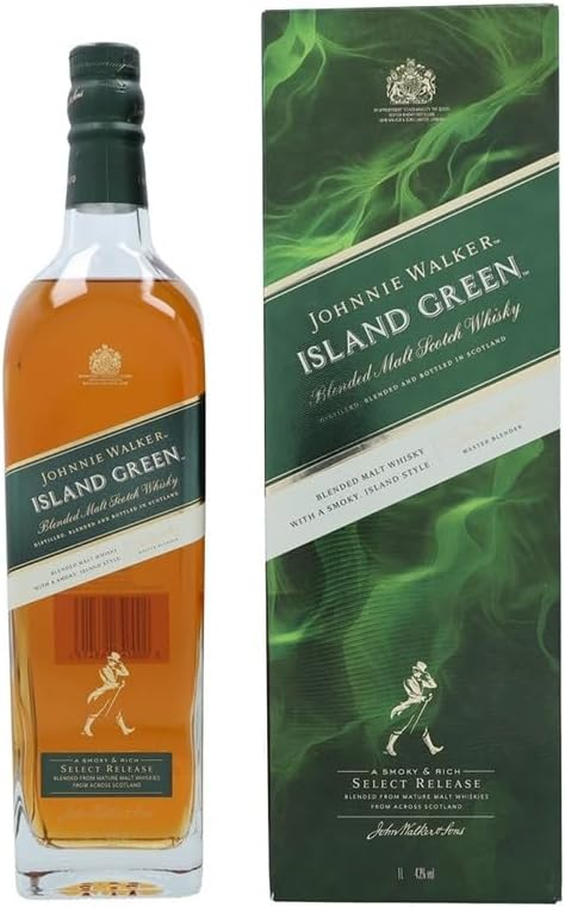 Johnnie Walker Island Green Blended Malt Scotch Whisky 1L image number 2