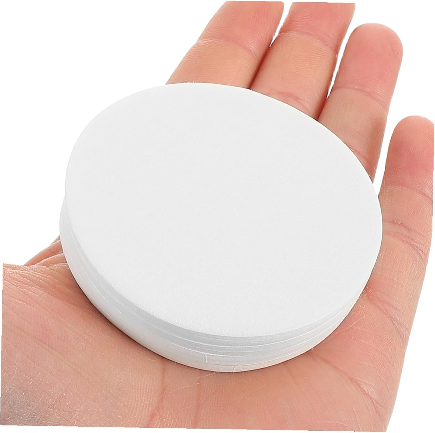 LABRIMP 600Pcs Disposable round Coffee Filter Papers for Espresso and Drip Coffee Makers Precise Filtration for Even Extraction and Brewing Accessories for Frequent Drinkers image number 1