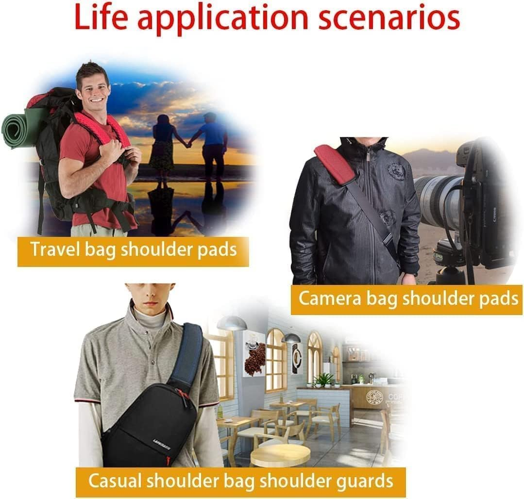 2PCS Car Seat Belt Cover, Soft Shoulder Strap Covers Harness Pads, Safety Leather Seatbelt Comfort Driving Cushion Protect Your Neck and Shoulder Universal for Car (Black, 6.5 * 23CM) image number 1