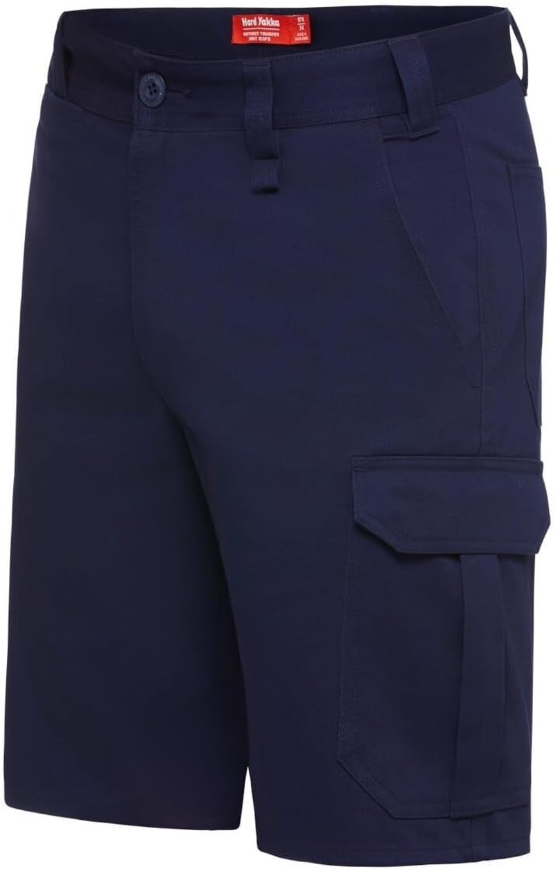 Hard Yakka Men'S Core Relaxed Fit Cotton Cargo Drill Shorts image number 1