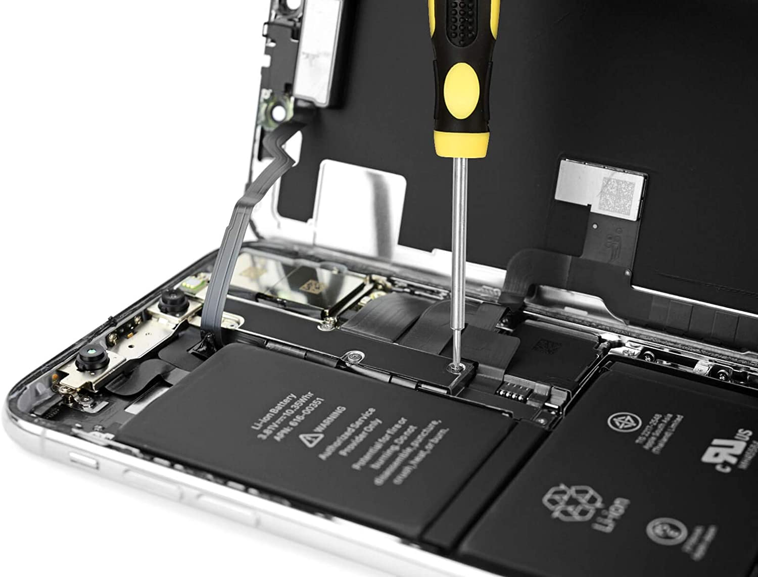 Cellphone Repair Tool Kit for Iphone 4, 5, 5S, 5C, 6, 6S, 7, 8, 8 Plus, Ipad, Ipod, Samsung Galaxy, Note/Precision Screwdriver Opening Pry Tools Fix Iphone Screen, Battery by NIDAYE image number 3