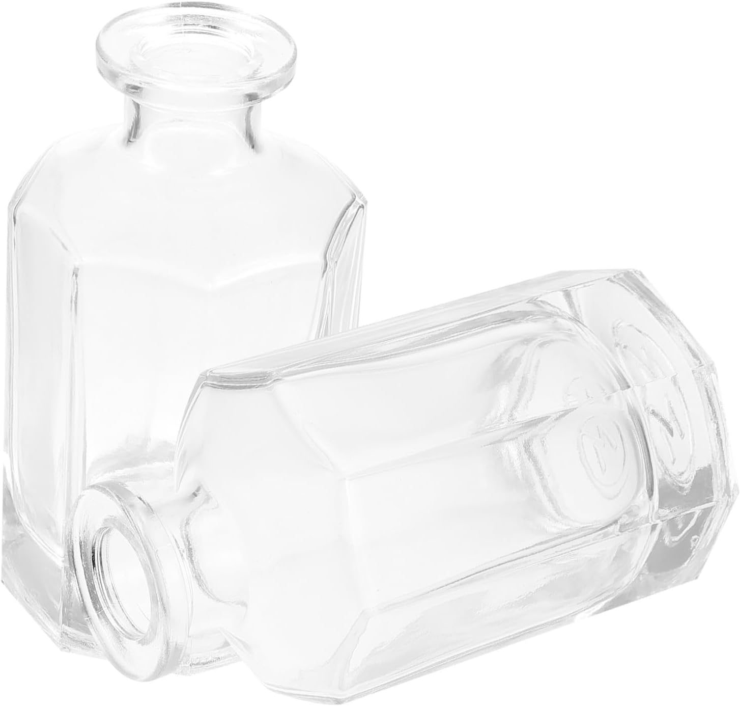 2Pcs Aromatherapy Essential Oil Bottles Perfume Dispenser for Home Fragrance Elegant Glass Home Decor image number 6