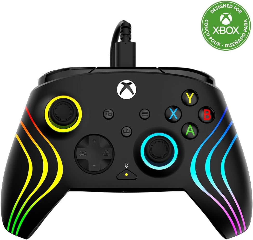TB XB Afterglow Wave Wired Controller for Xbox + Hair Purple