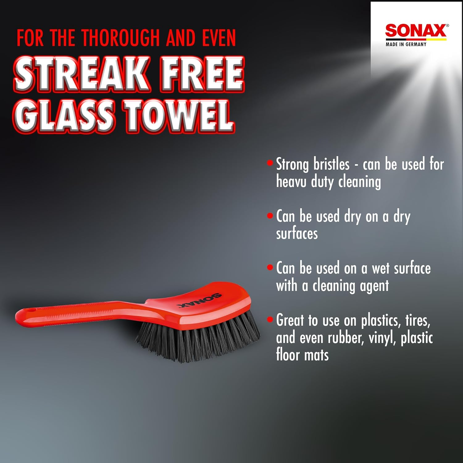 SONAX Australia Intensive Cleaning Brush (ATV, 4 X 4, Caravan) image number 3