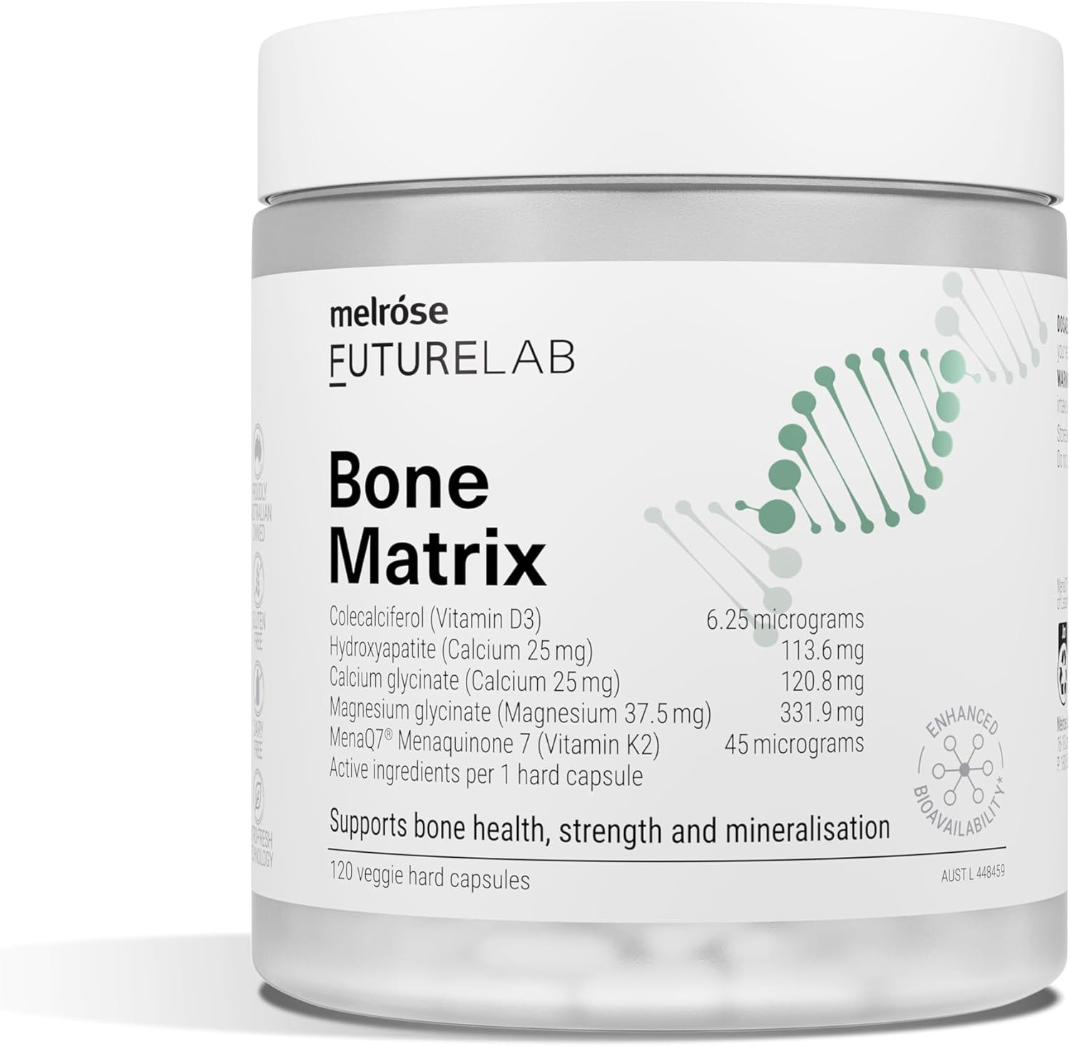 Melrose Futurelab Bone Matrix 120 Capsules image number 1