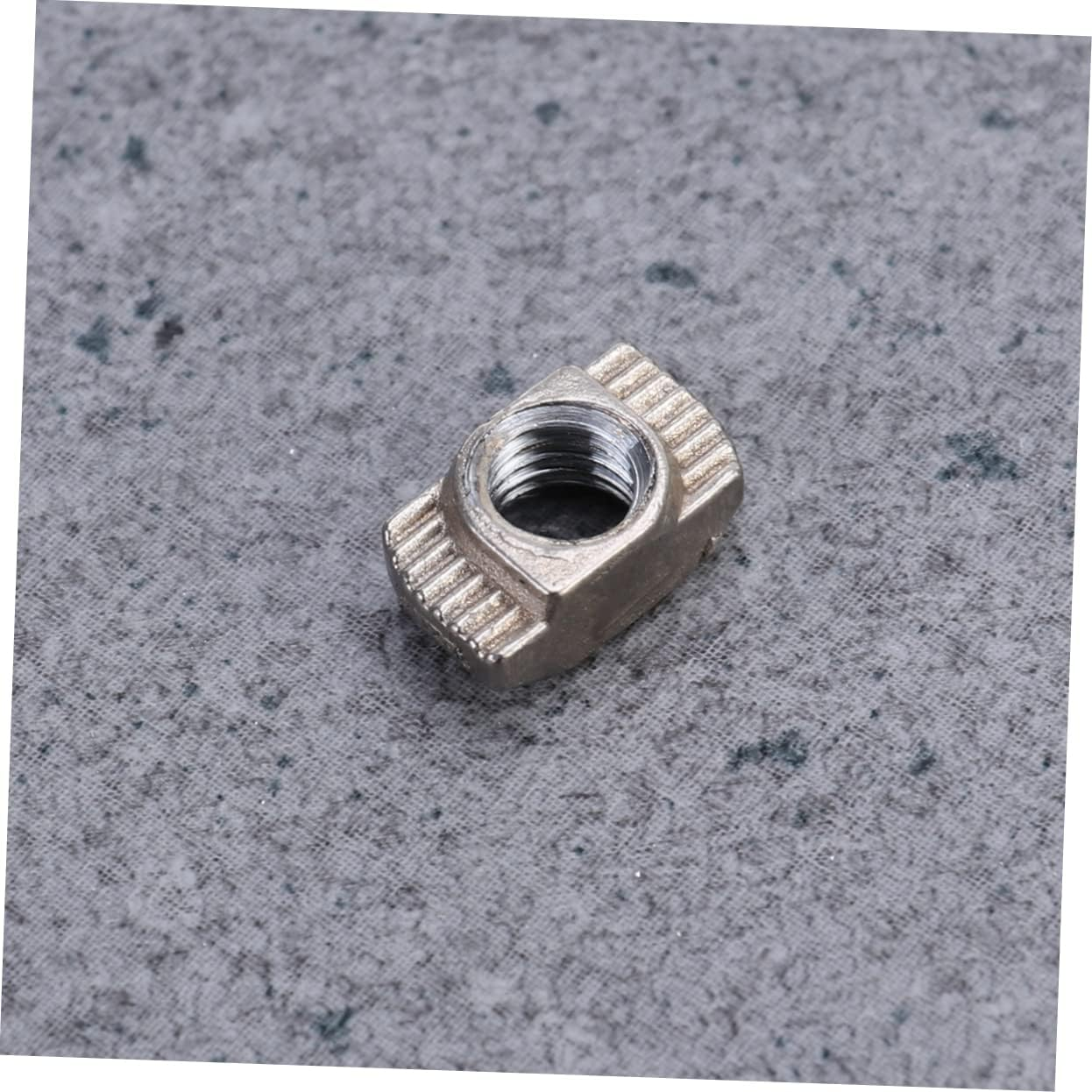SOLUSTRE 100Pcs Aluminum Profile T-Nuts M5 Thread T-Slot Nuts for European Aluminum Extrusions Compatible 20 Series Frames image number 5