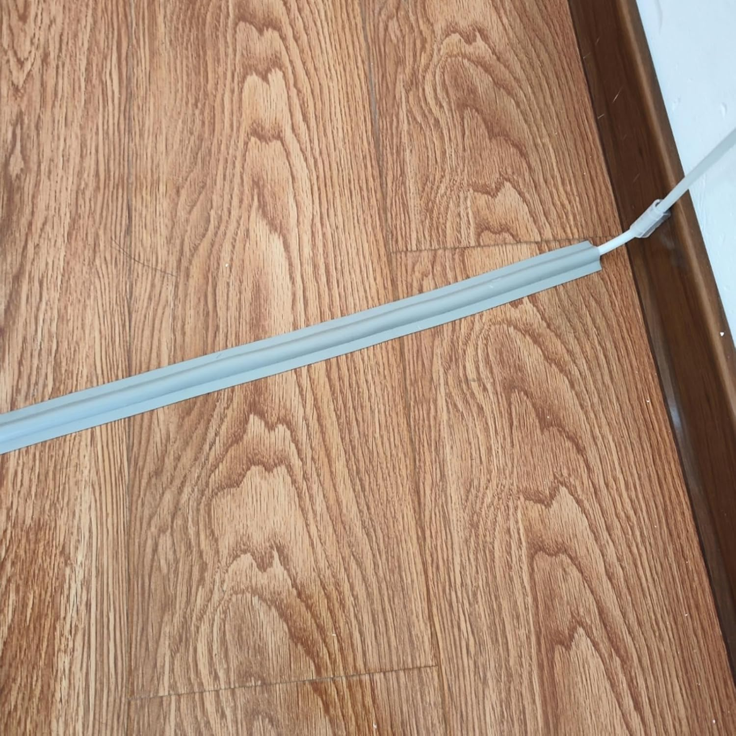 Flexible Cord Hider Cable Management Cord Covers for Wires on Wall Floor(Grey)