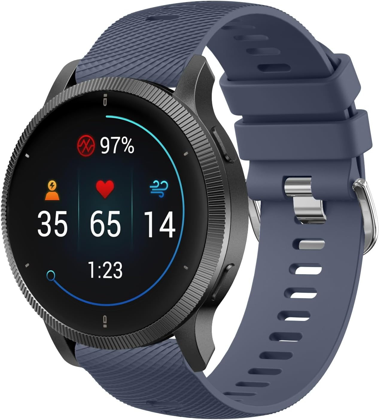 Leonids for Samsung Galaxy Watch 3 45Mm Band/Samsung Gear S3 Frontier/Classic Band for Men Women, Soft Silicone Replacement Wristbands Straps for Samsung Galaxy Watch 46Mm