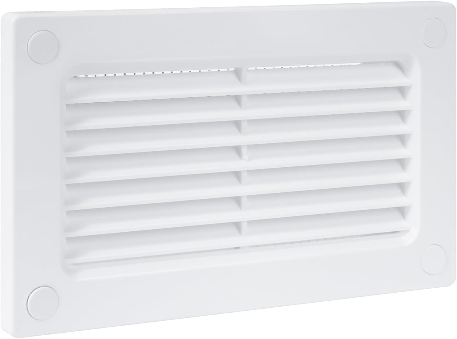 Vent Systems 204 X 60 Mm Rectangular 90&deg; Angle Duct Connector - Transition to Pipe with Diameter 125 Mm - Air Inlet, Outlet Coupling for HVAC Systems - Ventilation Connection for Heating, Cooling