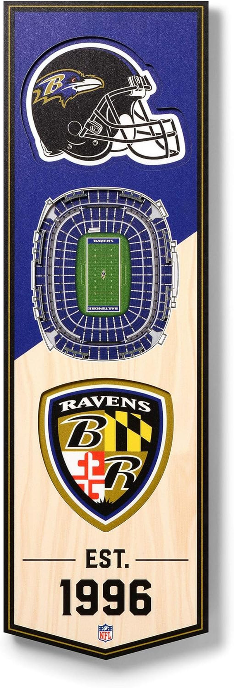 Youthefan NFL Unisex-Adult 3D Stadium Banner