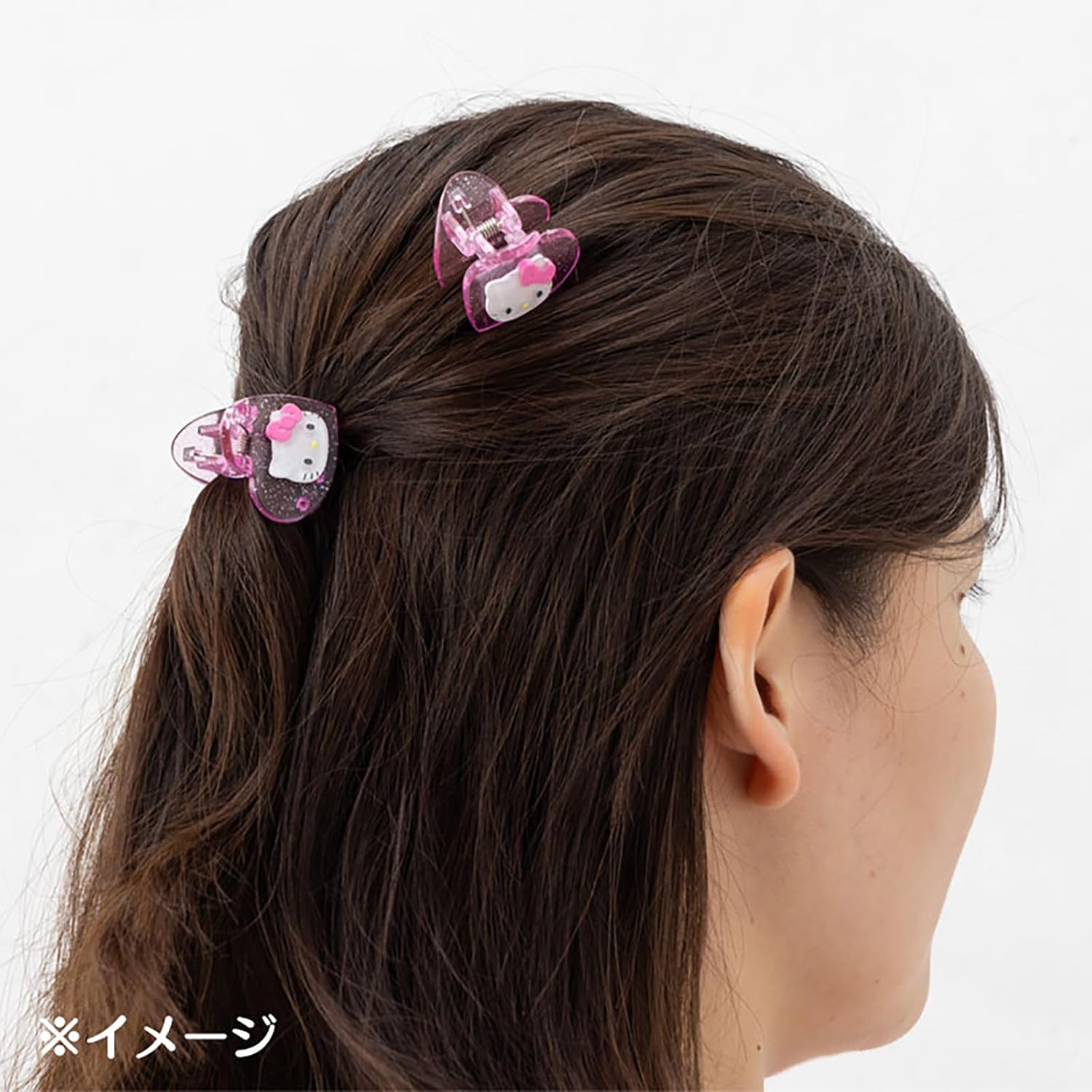 Sanrio 159085 Mini Hair Clips, Set of 4, Cinnamoroll, ABS Resin, Ages 3 and Up image number 3