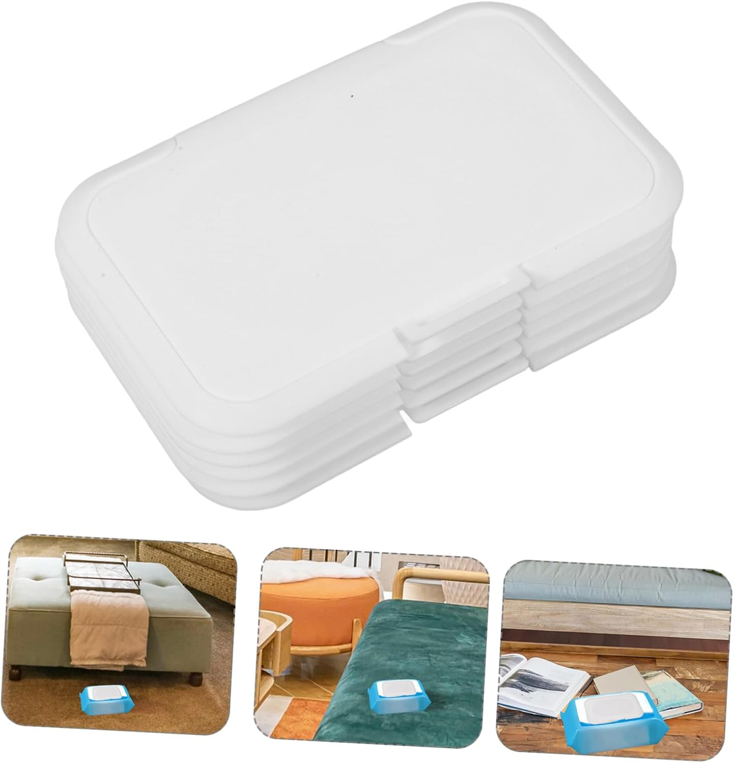 30Pcs Elegant Wipes Flip Lid Leak Tissue Dispenser Cover for Storage Reusable image number 4