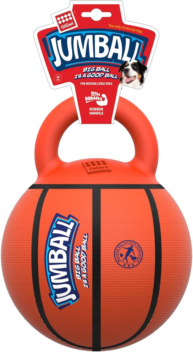 Gigwi Basketball Dog Toy, Orange image number 6