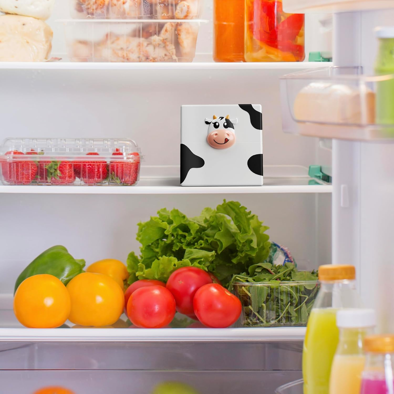 Cheesy Pod &ndash; Sliced Cheese Container for Fridge - Airtight, Bpa-Free Plastic Storage for Deli Cheese Slices &ndash; Stackable, Dishwasher-Safe, and Odor-Free &ndash; Keeps Cheese Fresh Longer image number 5