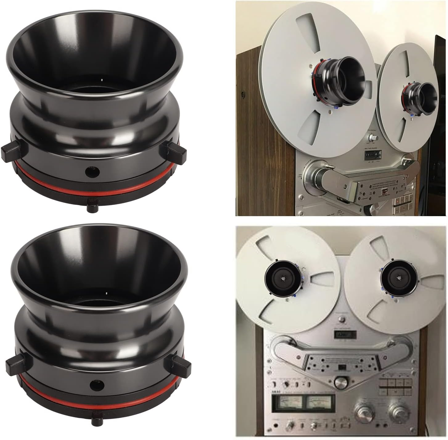 10 Inch Nab Hub Adapter for Studer,Professional Aluminum Alloy Opener with Polished Handle, Compatible with Reel to Reel Tape Recorders (Gray) image number 4