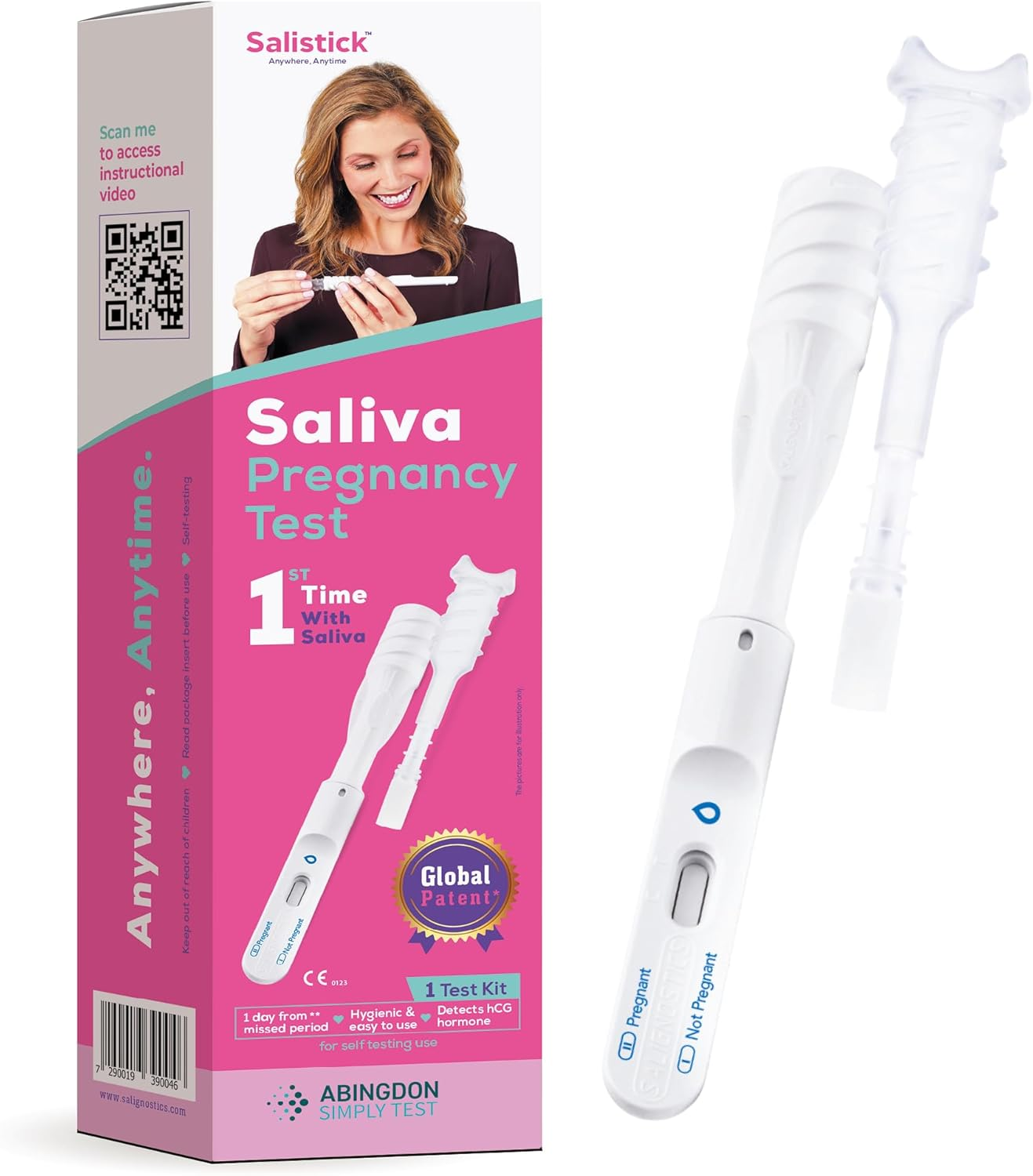 Salistick Saliva Pregnancy Test Kit, Rapid & Reliable Pregnancy Test Early Detection, 1 Test Pack, Saliva Test image number 6