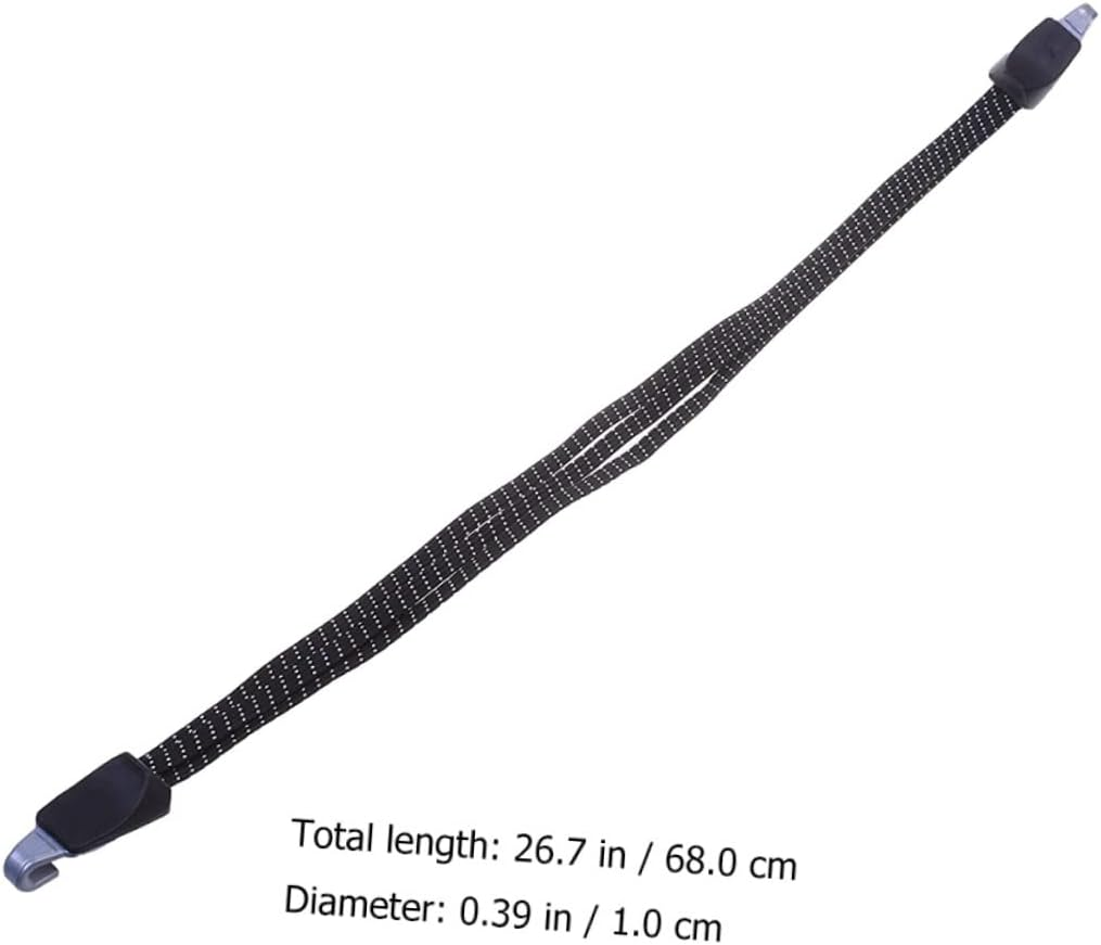 OSALADI 6Pcs Elastic Luggage Straps Rubber Rope for Camping Bike Luggage Strap Elastic Fastening Belt for Travel and Cargo image number 3