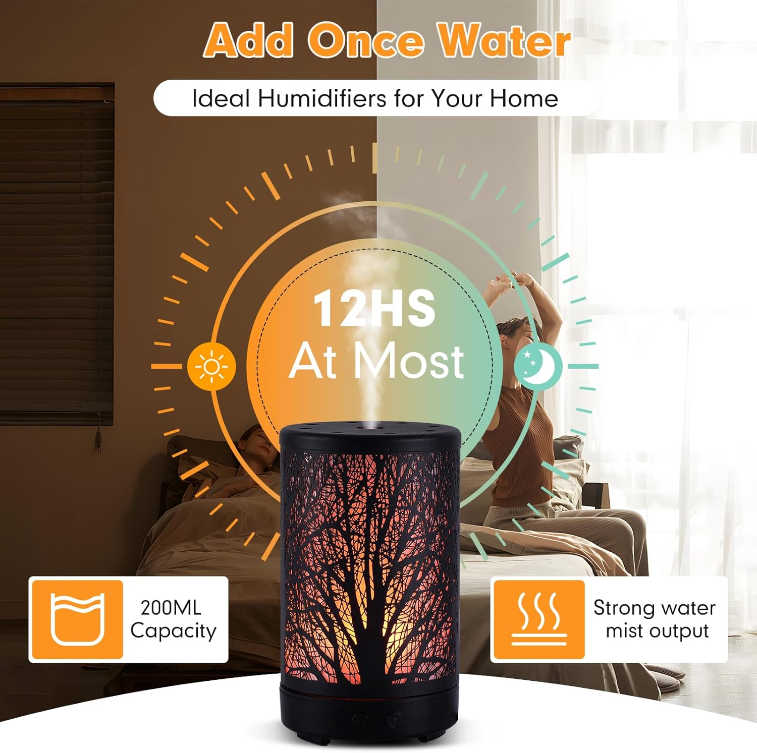 Metal Essential Oil Diffuser，Aromatherapy Diffuser 7 Colors Changed Ultrasonic Diffuser Air Led Diffuser Infuser Oil Machine Essential Oils for Diffusers for Home Large Room Office