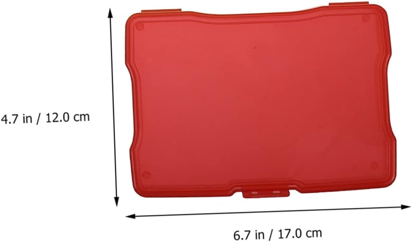 LALAFINA 10Pcs Plastic Photo Storage Boxes and Postcards Organizer Containers Lid, Mixed Color Craft Storage Case for Jewelry and Electronic Components, Suitable for Home and Office Use image number 3