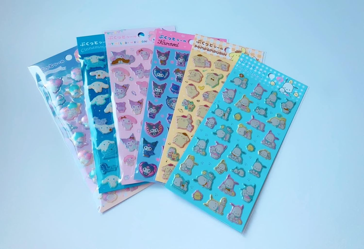 Can Do Pompompurin Pukutto Sticker Puffy Cushion Seal Cute Yellow image number 3