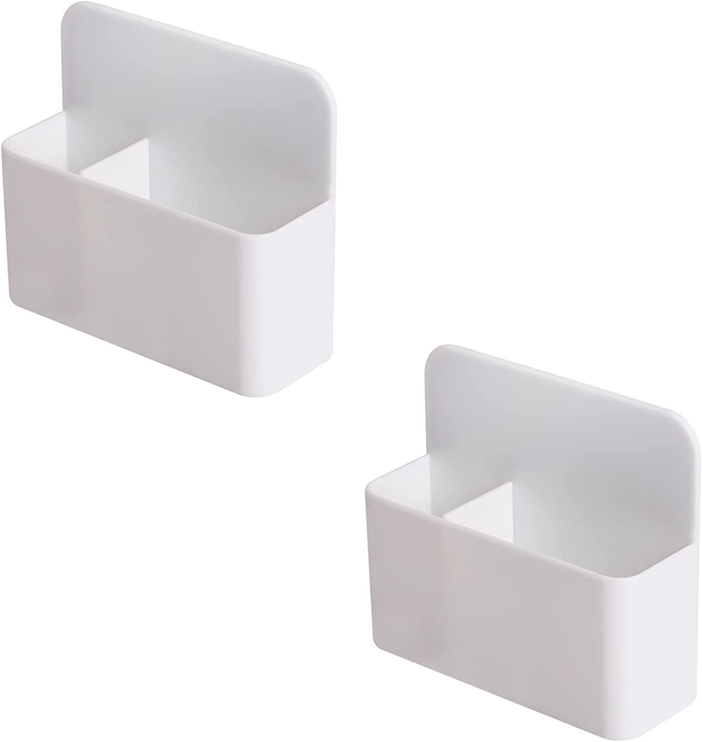 2 Pcs Magnetic Dry Erase Marker Holder, Pen and Eraser Holder for Whiteboard, Magnet Pencil Cup Storage Organizer for Fridge, Locker and Metal Cabinets image number 6