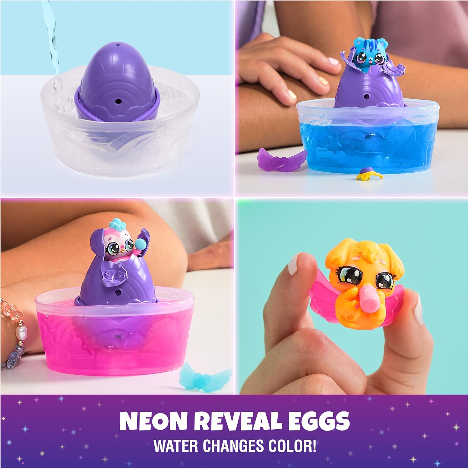Hatchimals Alive, Neon Rainbow 1-Pack Blind Box Surprise Toy (Styles May Vary), Color Reveal Egg, Kids Toys for Girls & Boys Ages 3 and Up image number 2