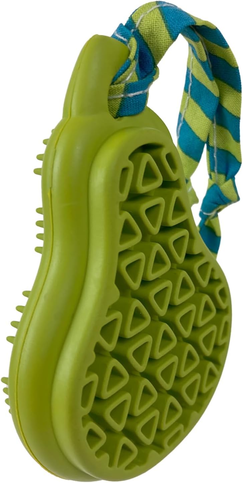 Ruff Play Rubber Dental Pear Dog Toy, Green - Dog Teething Toy, Chew Toys, Durable Chew Toys, Safe & Non-Toxic, Aids Dogs Dental Health image number 3