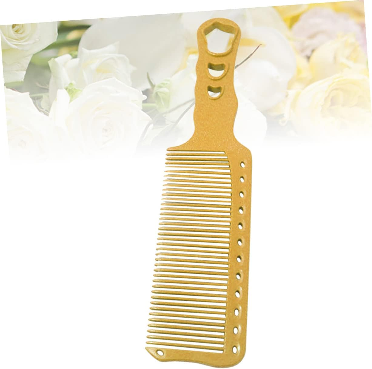 Professional Resin Comb Hair Cutting Shearing Tool Hair Supplies Accessories for Men Women Lightweight Haircutting Comb Salon Use image number 4