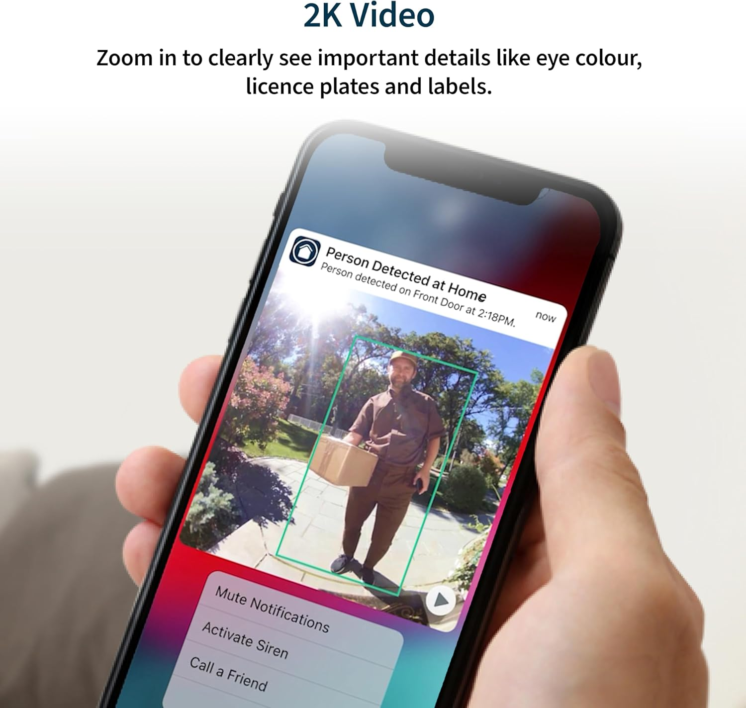 Arlo Video Doorbell 2K (2Nd Generation) &ndash; Battery Operated or Wired Doorbell, Smart Wi-Fi, Two-Way Audio, Night Vision, Security Camera, Surveillance, White &ndash; AVD4001​