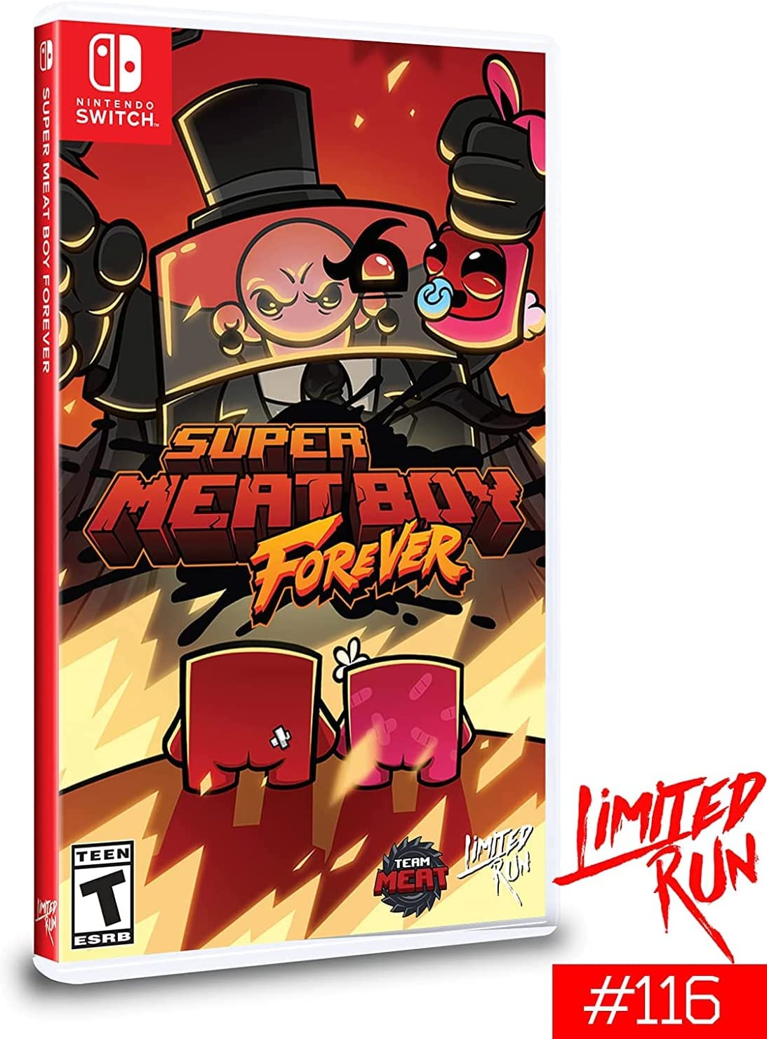 Limited Run Games Super Meat Boy Forever 116 Nintendo Switch Video Game image number 4
