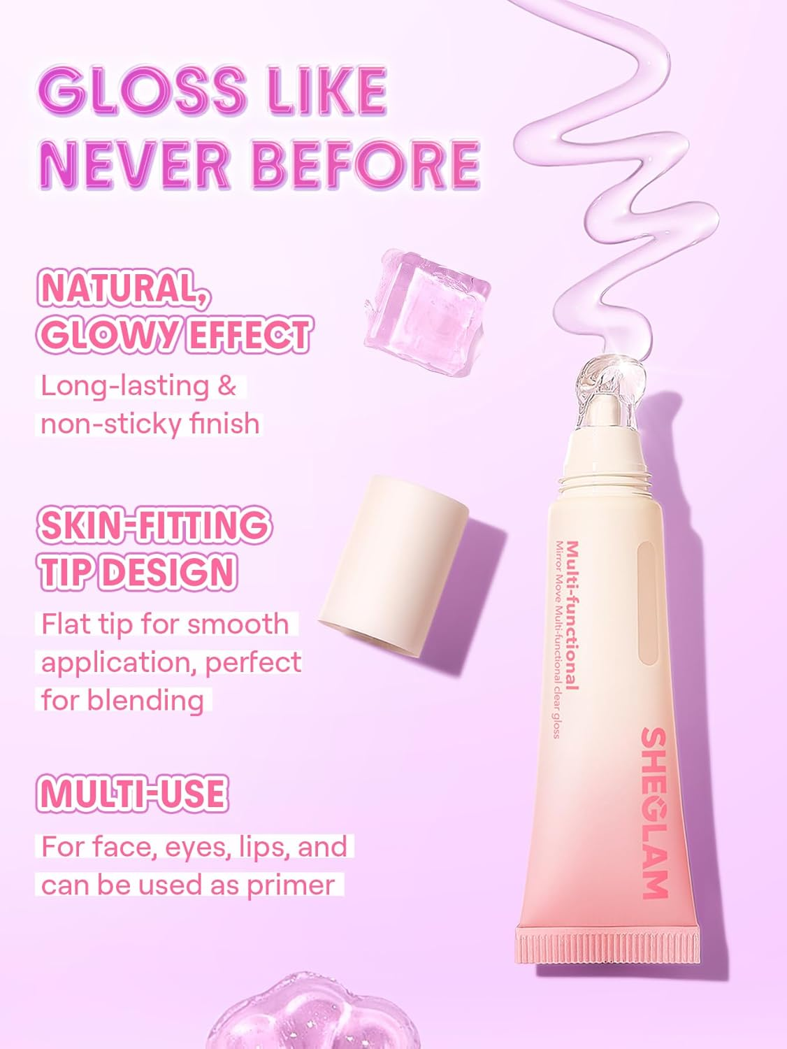 SHEGLAM Mirror Move Multi-Functional Clear Gloss