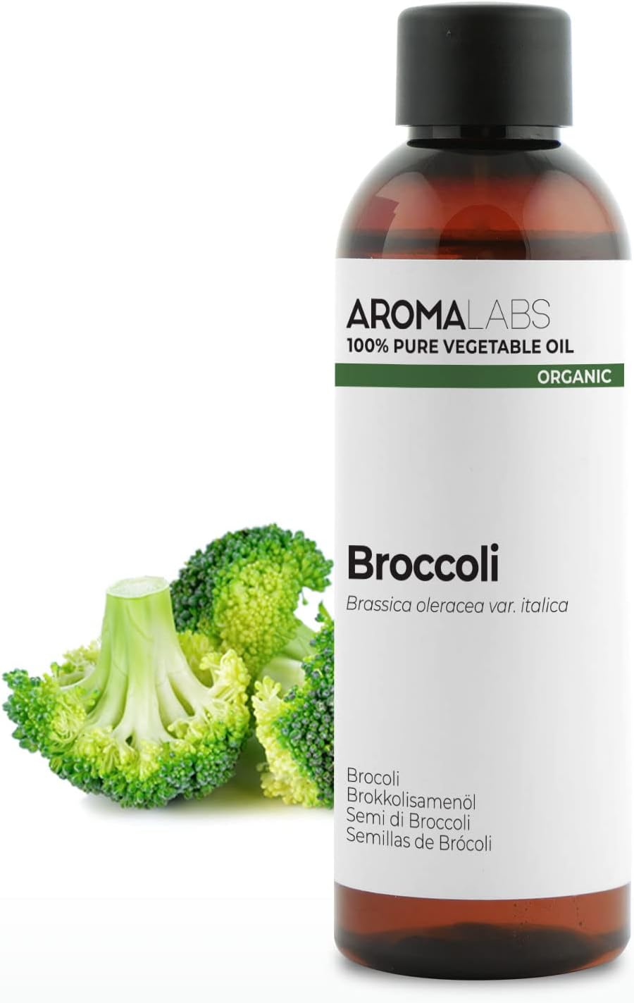 100% Organic Cold Pressed Broccoli Oil - 100Ml - Pure, Natural, from Organic Farming - Aroma Labs image number 1