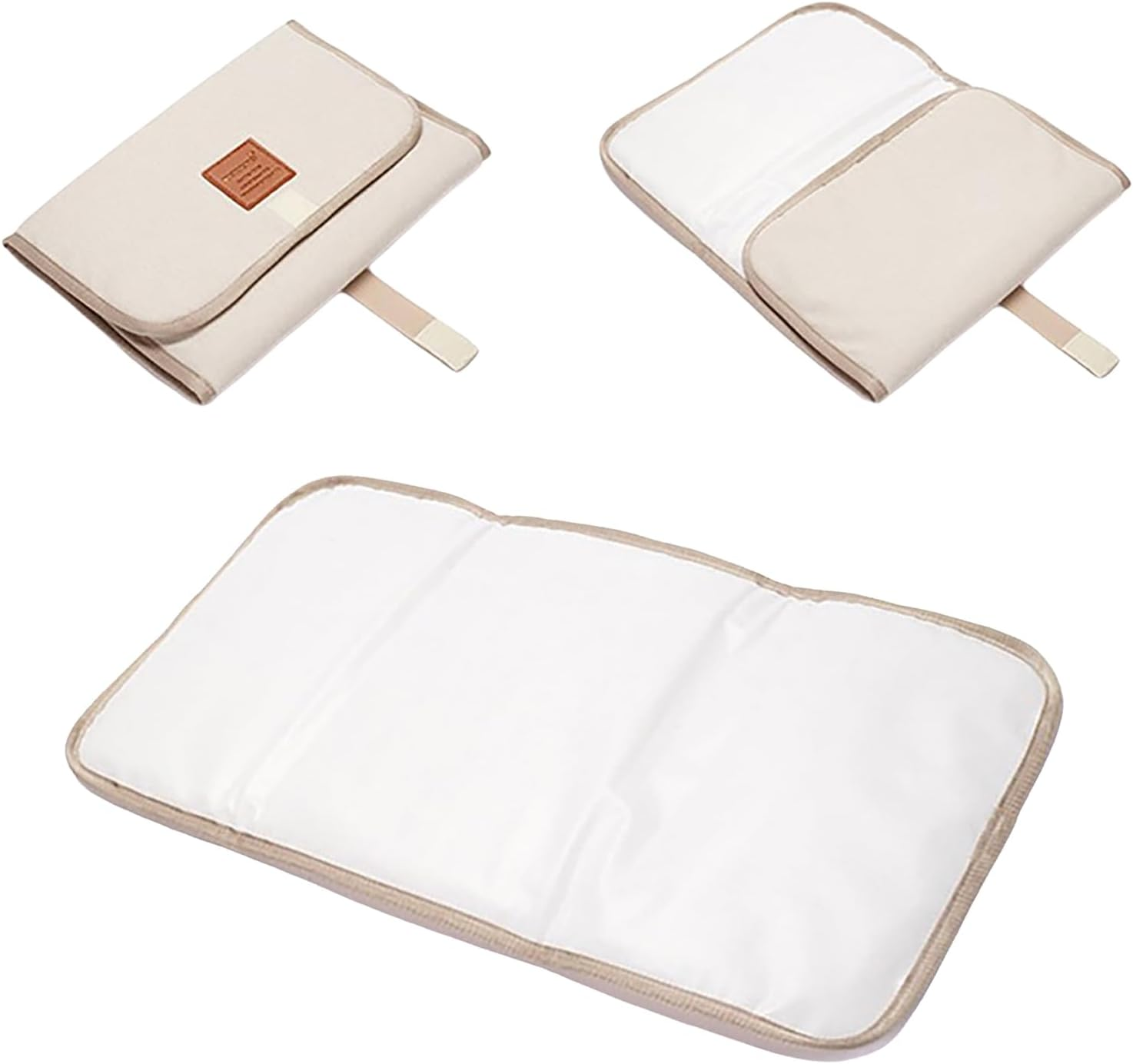 Wzenclave Changing Waterproof, Baby Pad for Foldable Travel, Portable Change Mat for Washable, Wipeable, Nappy Change Mat for Home Tra image number 2