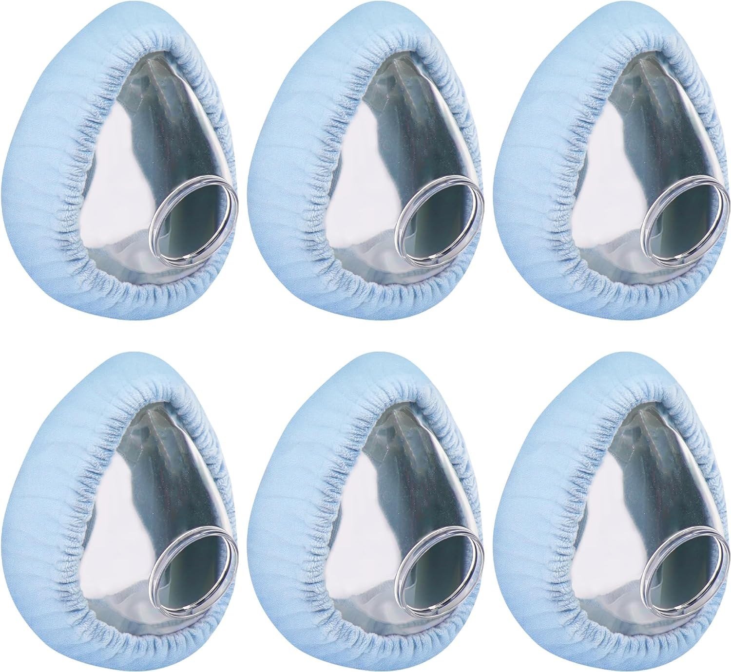 Full Face Mask Liners(M), Reusable Cushion Covers Compatible with Airfit F20& Airtouch F20 for Reducing Red Mark, NOT for Mirage Quattro& F30 Mask - Pack of 6, Great-Value Supplies by Airsmart