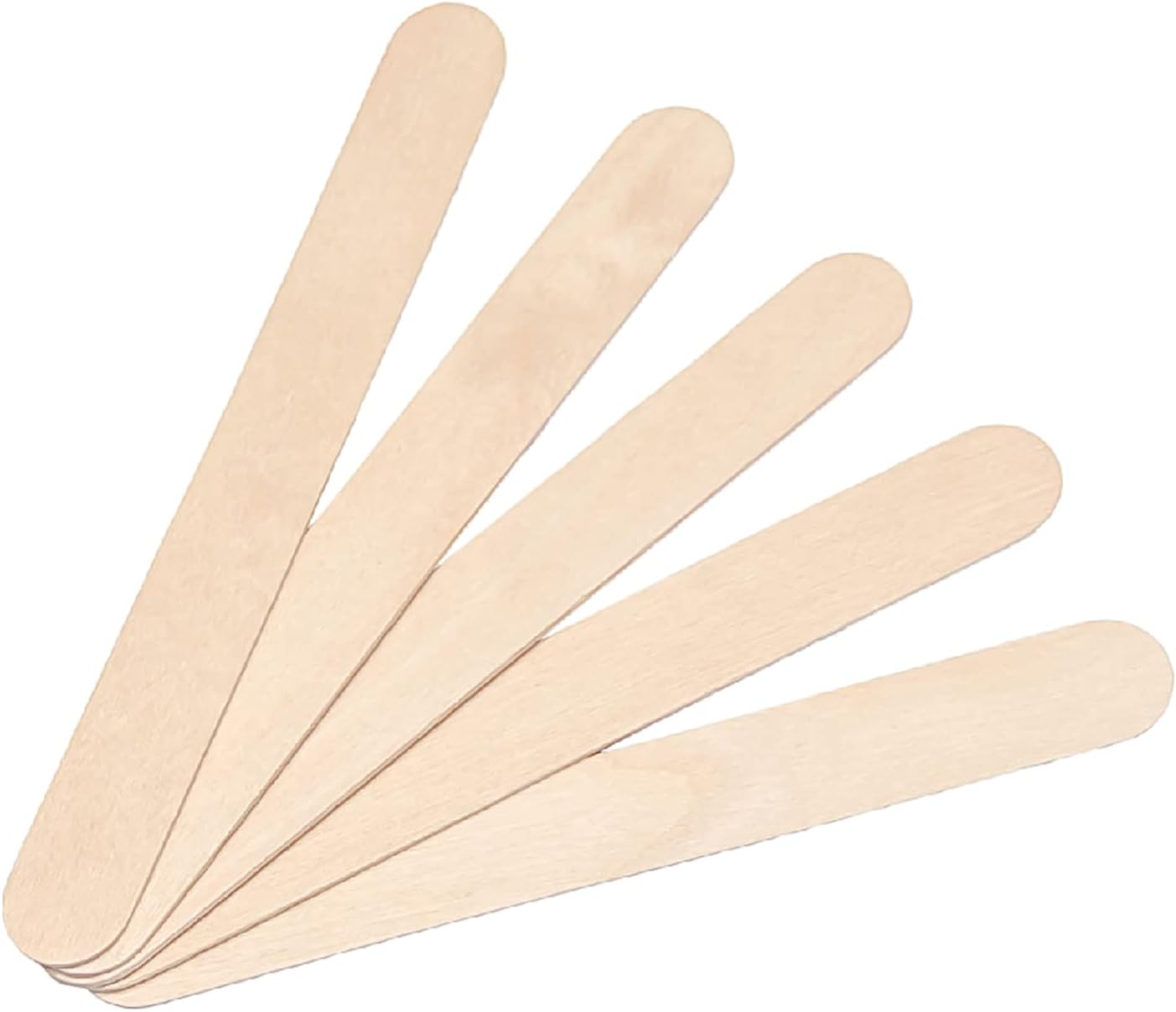 8&rdquo;100Pcs KTOJOY Jumbo Wooden Craft Sticks Wooden Popsicle Craft Sticks Stick Treat Sticks Ice Pop Sticks for DIY Crafts，Home Art Projects, Classroom Art Supplies image number 1