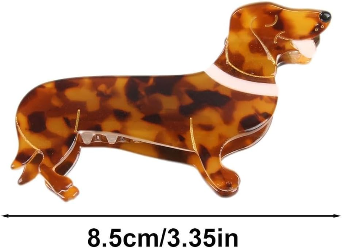 Dachshund Hair Accessories, Dog Shaped Hair Clip, Dog Dachshund, Cute Dog Hair Clips, Animal Hair Clips for Girls, Hair Styling Accessories image number 6