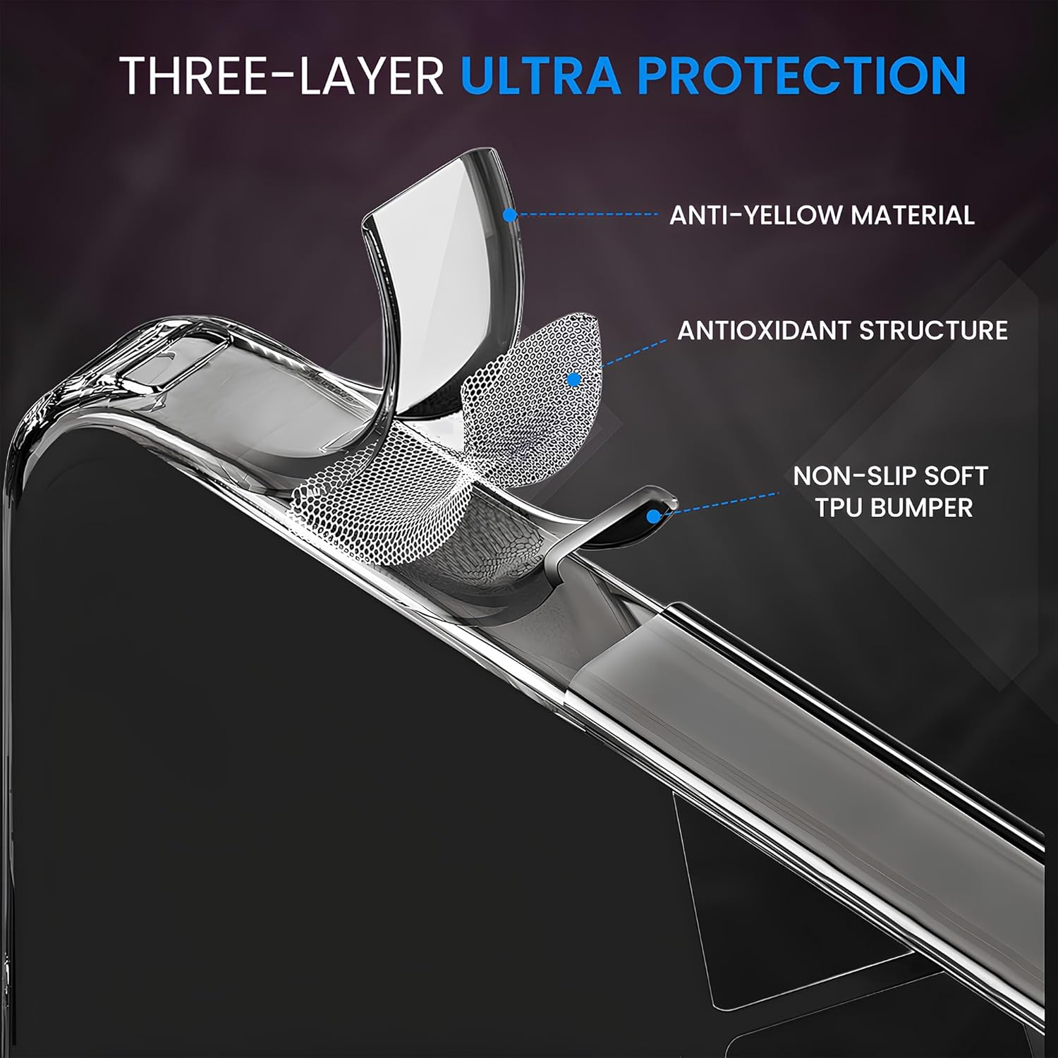 Clear Magnetic Case Compatible with Magsafe for Iphone 13 Pro by Defence Pro, Wireless Charging, Scratch Resistant, Lightweight and Protective image number 6