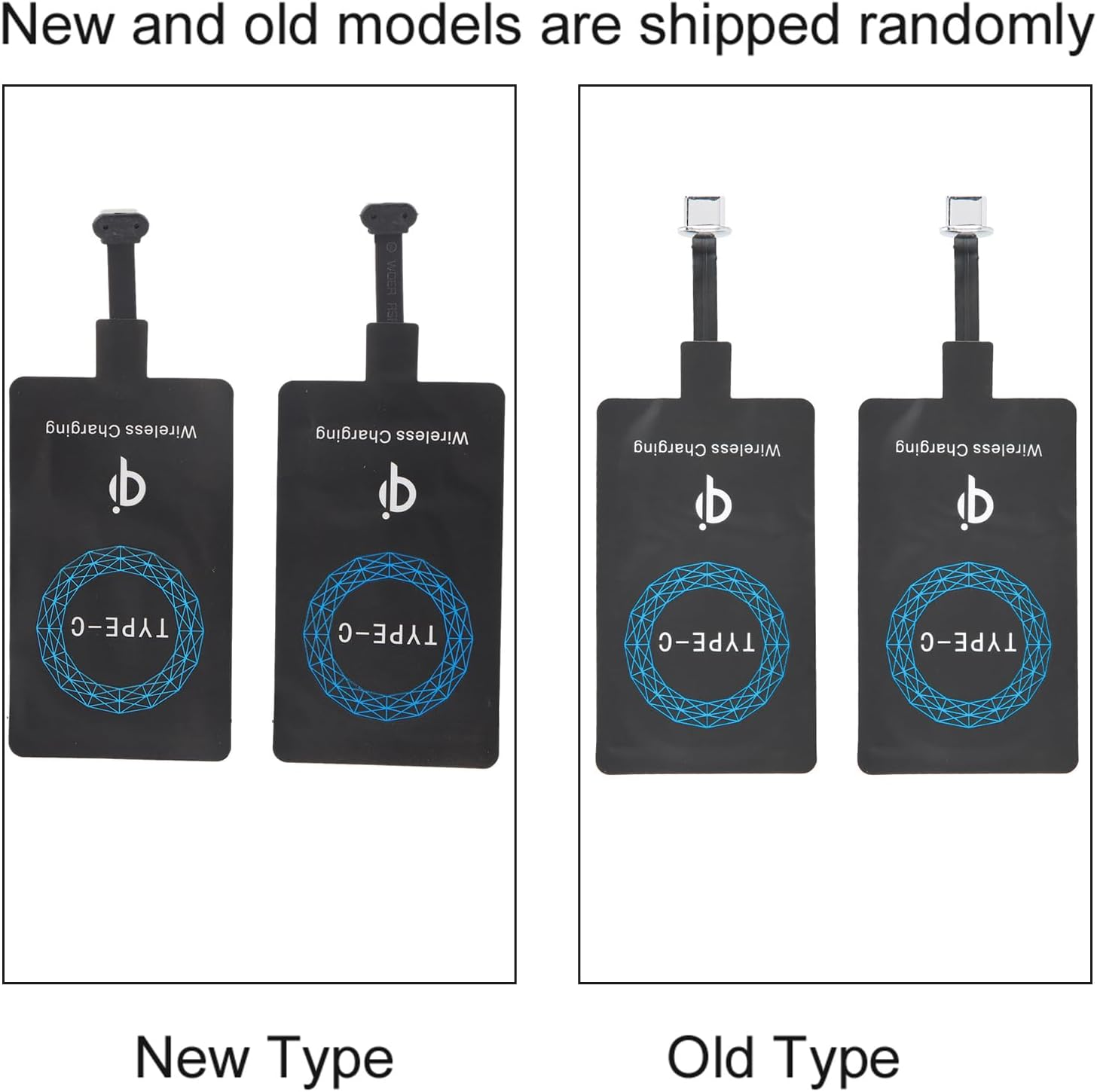 Charging Receiver, Small Size Design Lightweight Wireless Charger Receiver, Home for Type-C Interface image number 6
