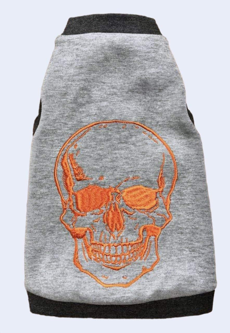 Kotomoda Cat WEAR Sphynx Cat'S T-Shirt Orange Scull # 2 (M) image number 2