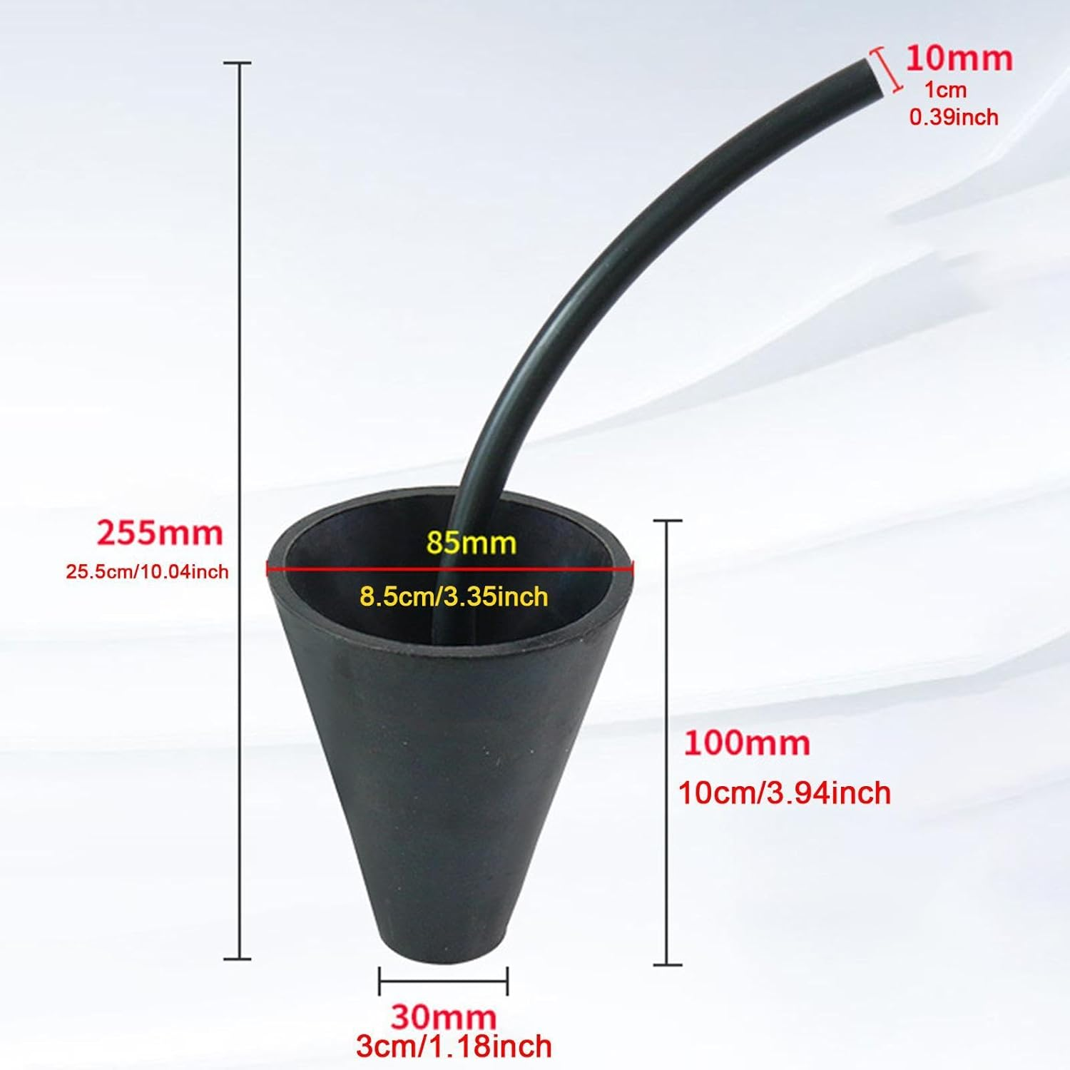 Automotive Smoke Machine Cone Adapter Easy to Use Vehicle Smoke Testing Parts Boot Adapter Silicone for Exhaust Intake