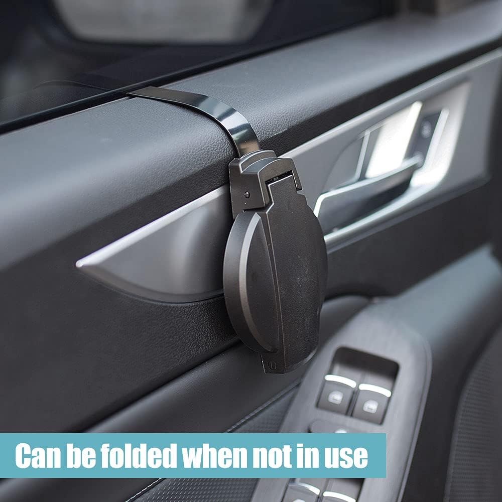 Car Cup Holder, Vehicle Door Cup Holder, Adjustable Folding Drink Holder for Truck Interior, Soda Cans, Water Bottles, Coffee image number 3